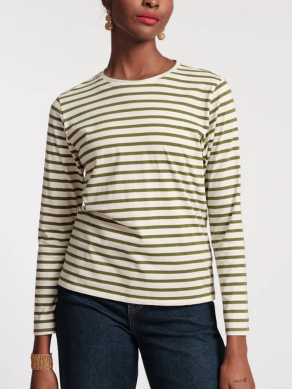 Frances Valentine Striped Longsleeve Top